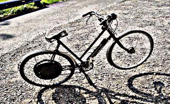 cyclemaster motorbike A4 Photo Print
