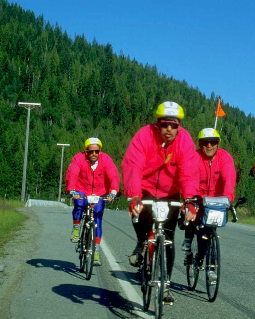 cycling race mountains1980s 1990s A4 Photo Print