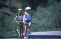 cycling women road Vintage A4 Photo Print