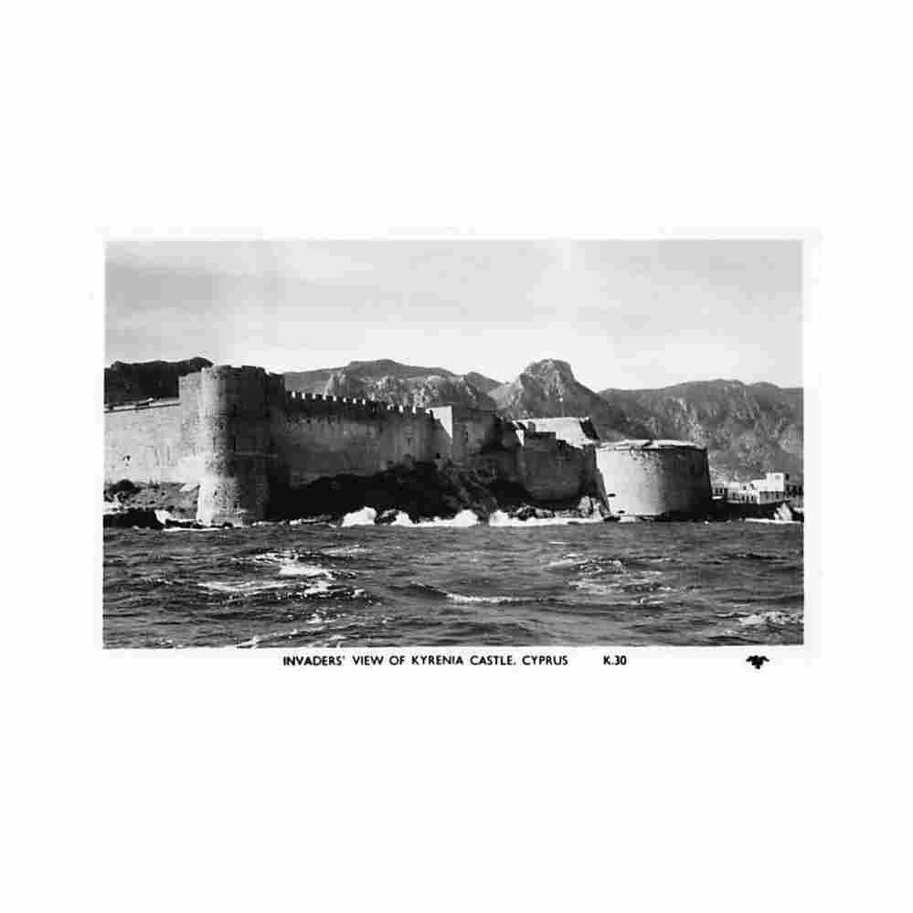 cyprus invaders view of kyrenia castle k30 Vintage A4 Photo Print