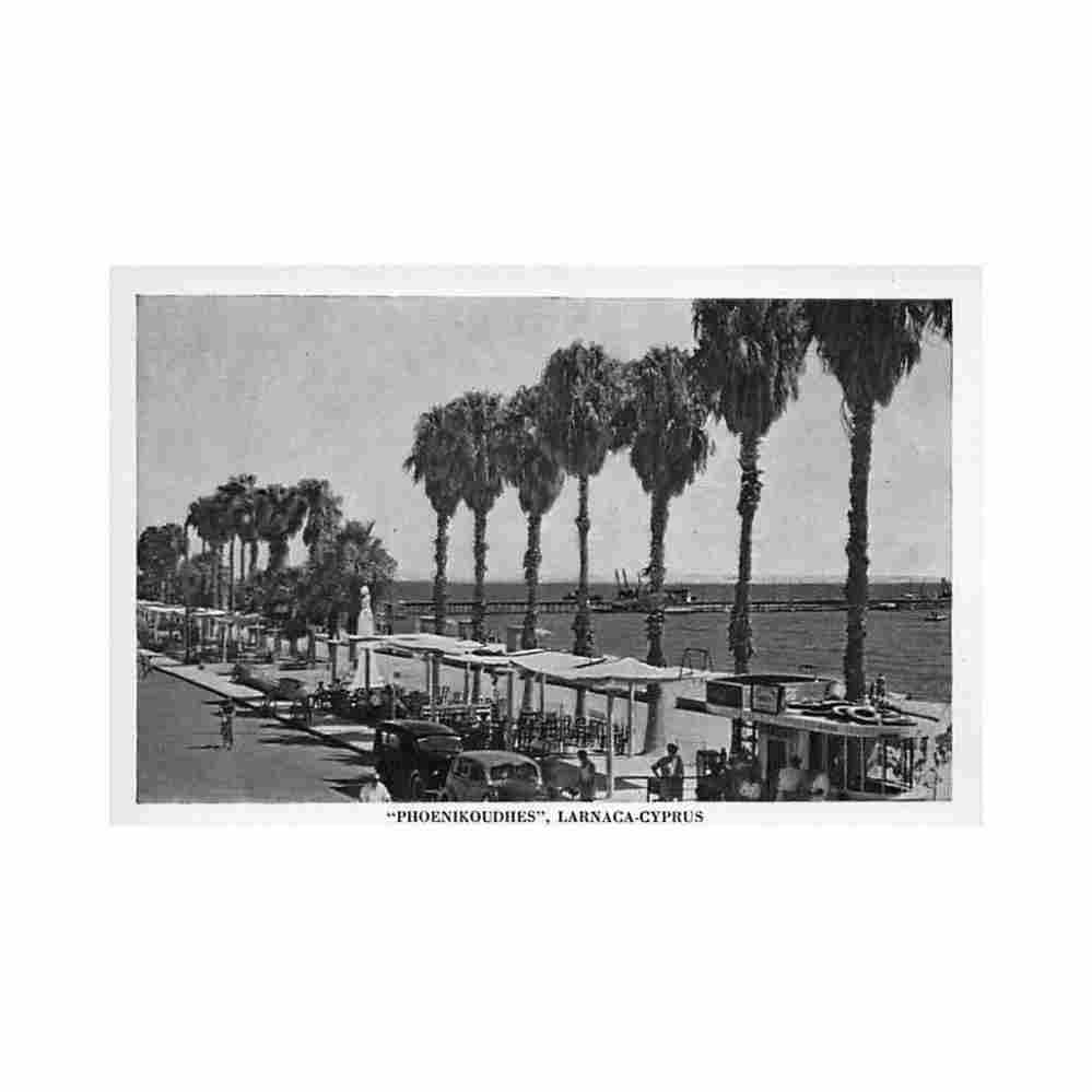 cyprus larnaca phoenikoudhes h c pandelides Vintage A4 Photo Print