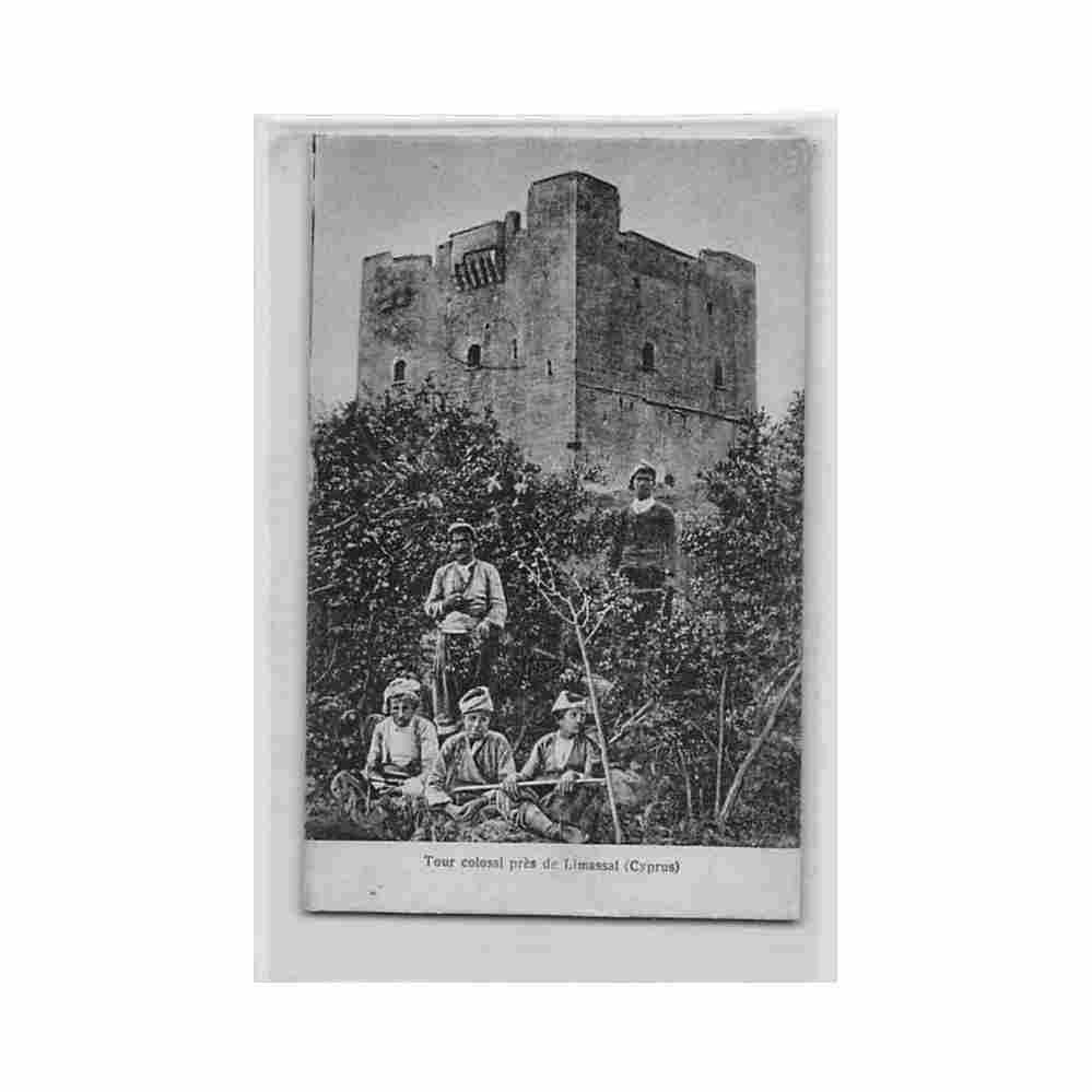 cyprus limassol kolossi castle Vintage A4 Photo Print