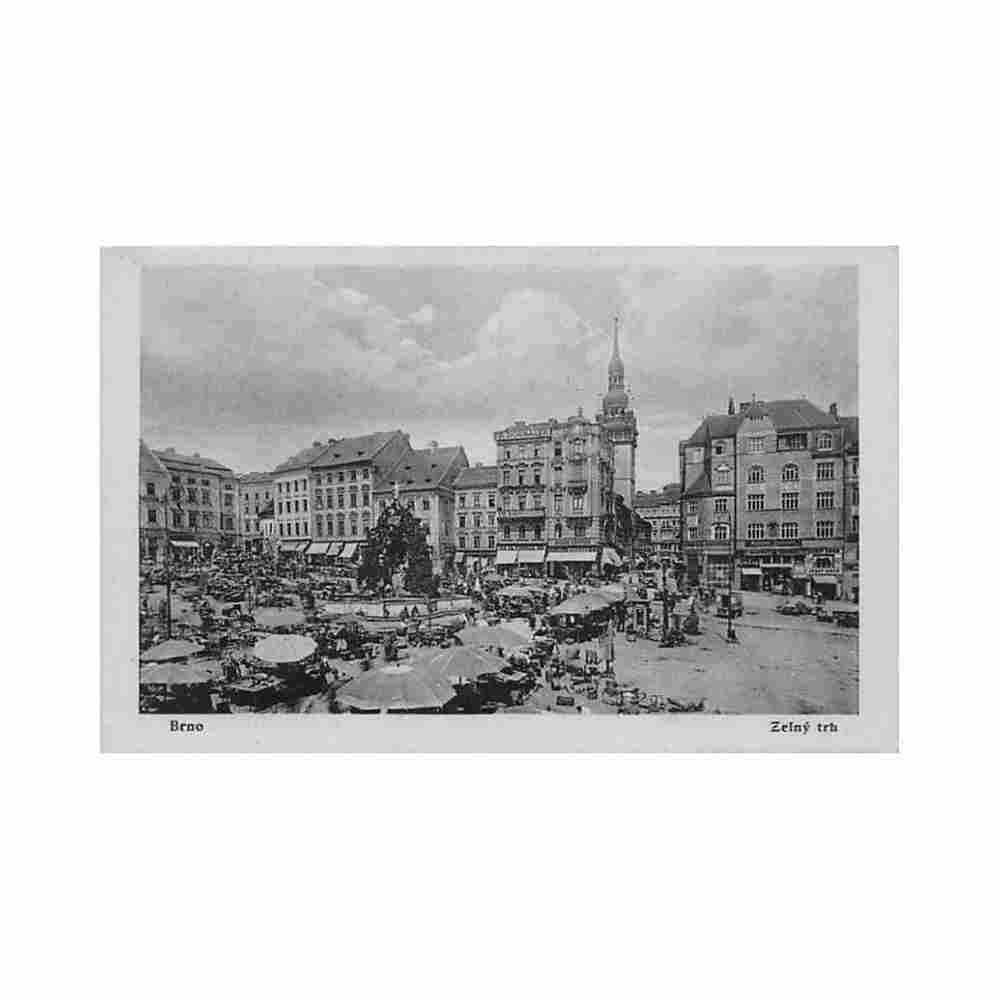 czech rep brno brunn zelnym trhem Vintage A4 Photo Print