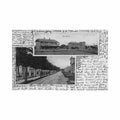 czech rep bystrice pod hostynem bistritz am hostein bahnhof bahnhofstrasse Vintage A4 Photo Print