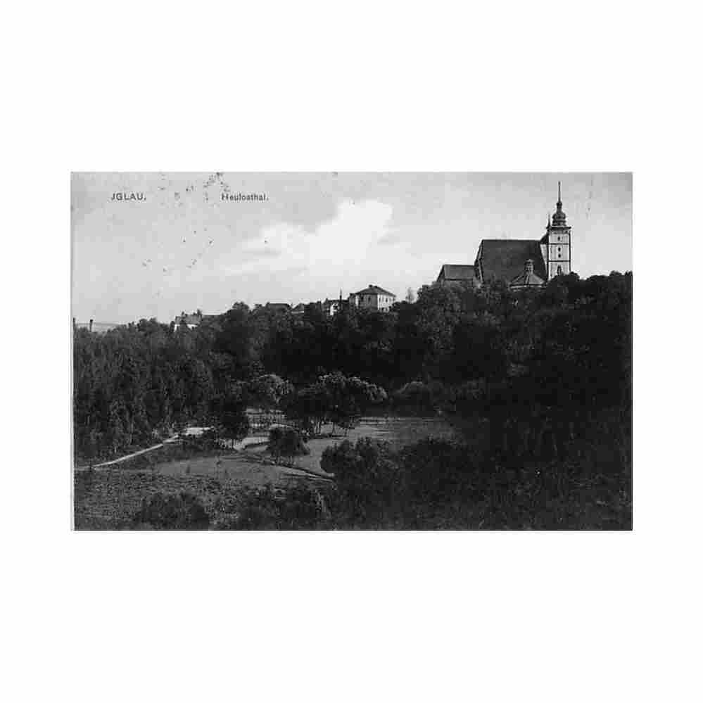 czech rep jihlava iglau heulosthal Vintage A4 Photo Print