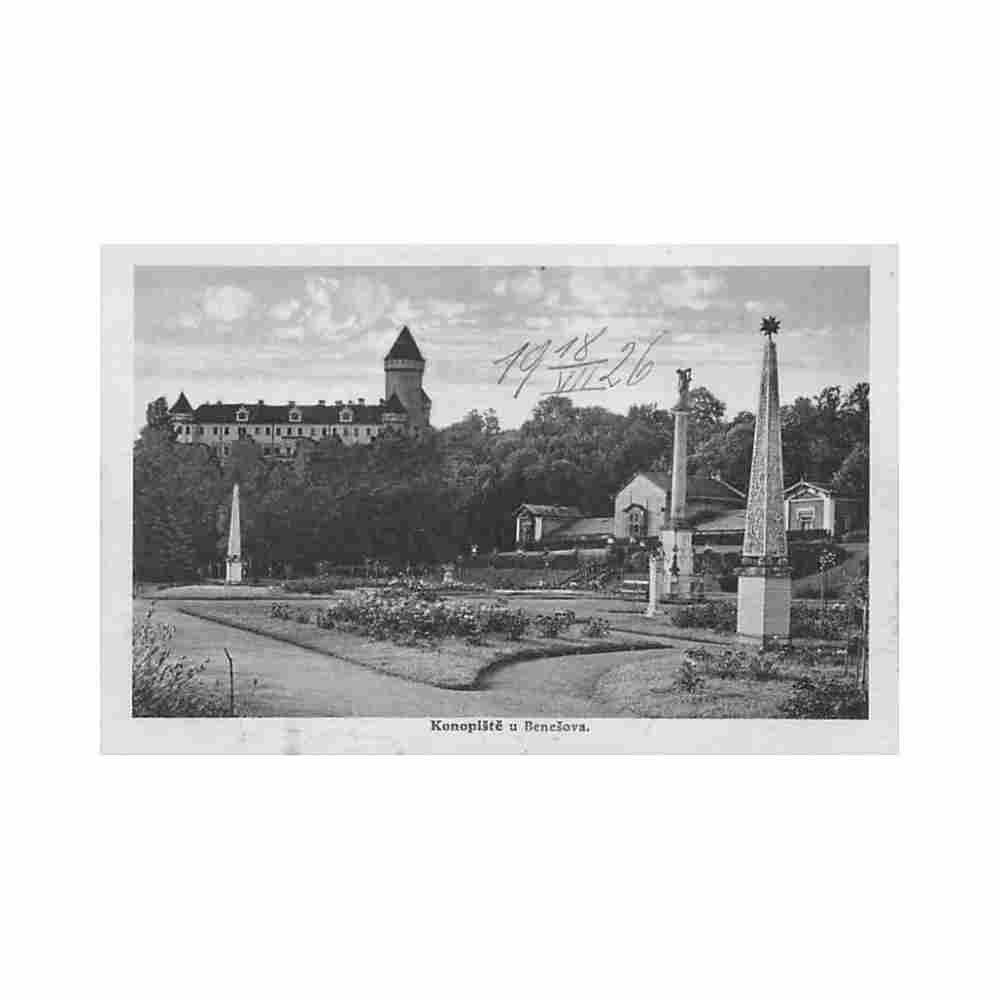 czech rep konopiste benesov Vintage A4 Photo Print