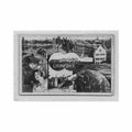 czech rep litomerice multiviews Vintage A4 Photo Print