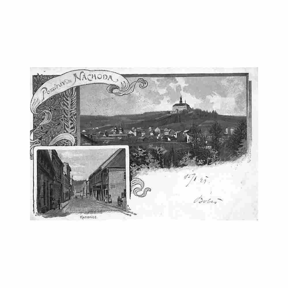 czech rep nachod kamenice Vintage A4 Photo Print