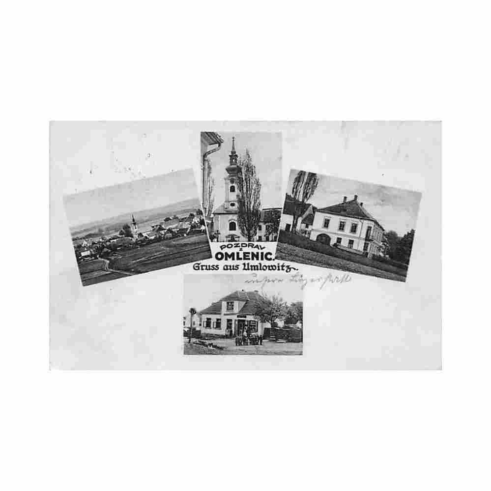 czech rep omlenice umlowitz Vintage A4 Photo Print