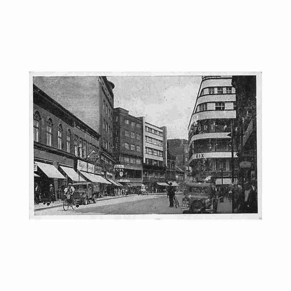 czech rep ostrava hlavni trida Vintage A4 Photo Print
