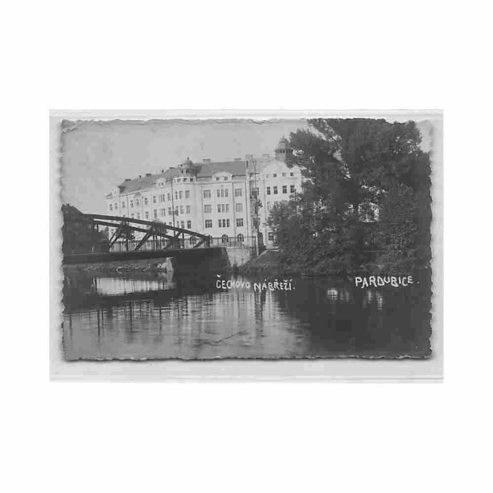 czech rep parbudice cechovo nabrezi Vintage A4 Photo Print
