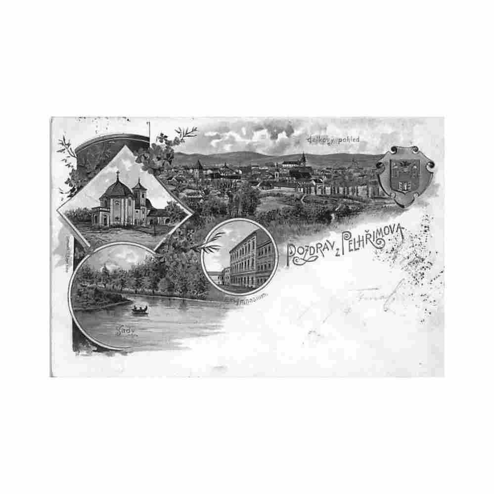 czech rep pelhrimov pozdrav z pelhimova Vintage A4 Photo Print