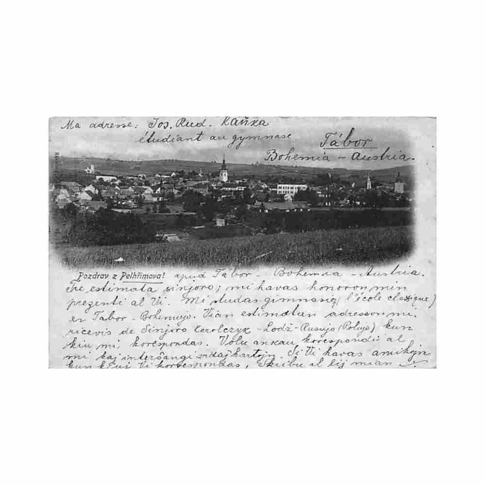 czech rep pelhrimov Vintage A4 Photo Print