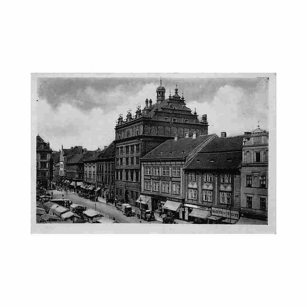 czech rep plzen plzen pilsen radnice Vintage A4 Photo Print