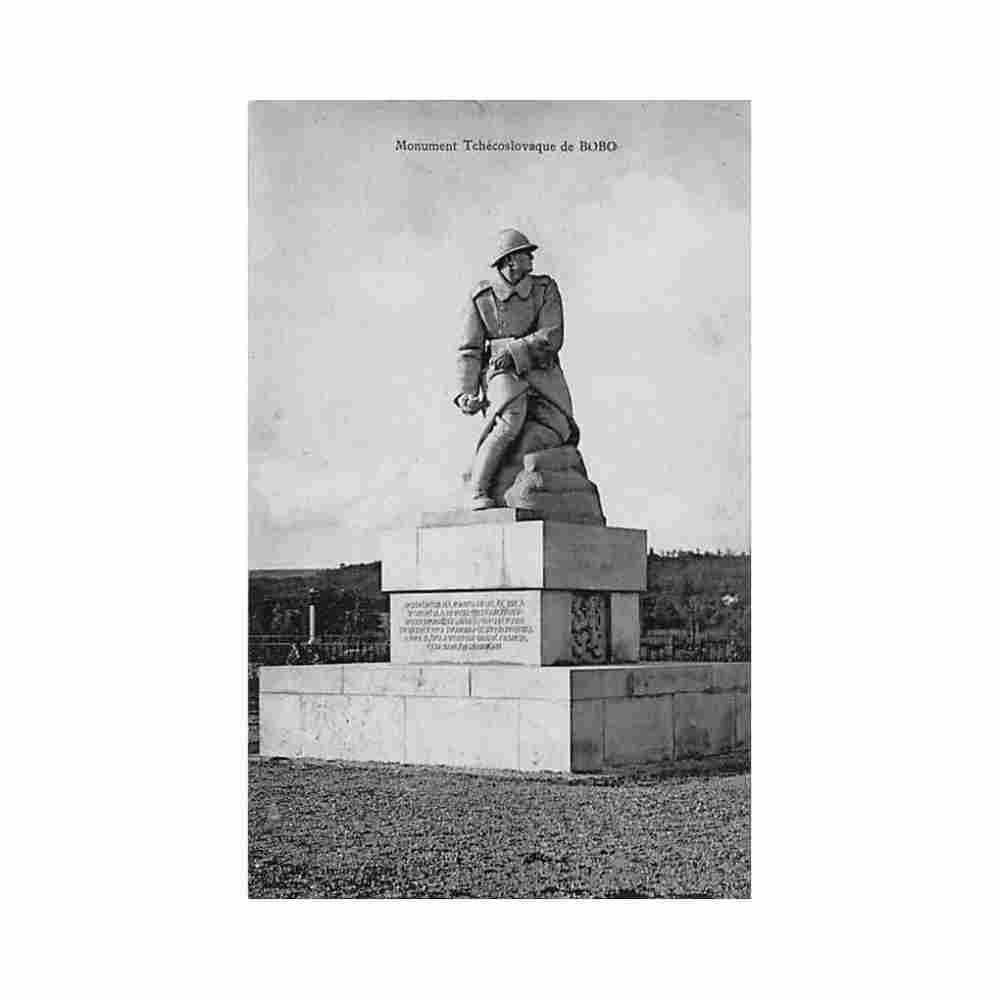 czech rep pomnik ceskoslovenskym mrtvym bobo ve vouziers ve francii prvni svetova valka Vintage A4 Photo Print
