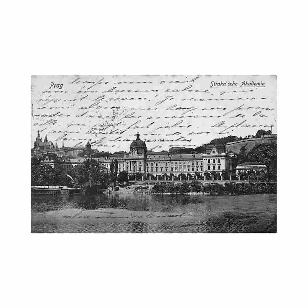czech rep prague praha strak sche akademie Vintage A4 Photo Print