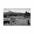czech rep praha hradcany z narodniho divadla Vintage A4 Photo Print