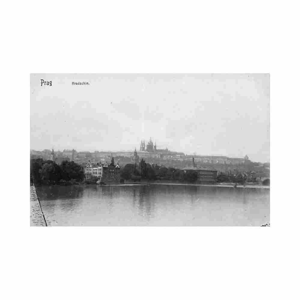 czech rep praha hradschin Vintage A4 Photo Print