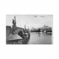 czech rep praha karlsbrucke Vintage A4 Photo Print
