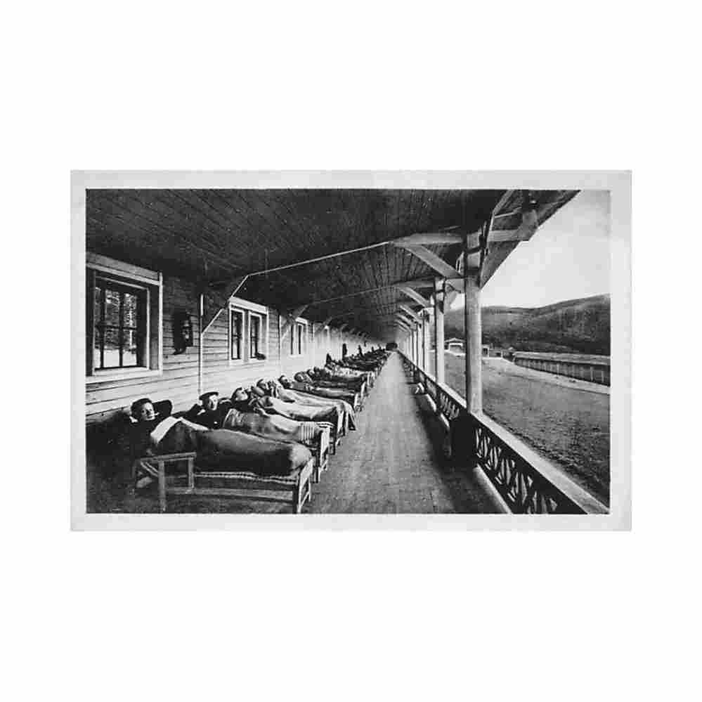 czech rep prosenice sanatorium v prosecnici n saz muzske leharny Vintage A4 Photo Print