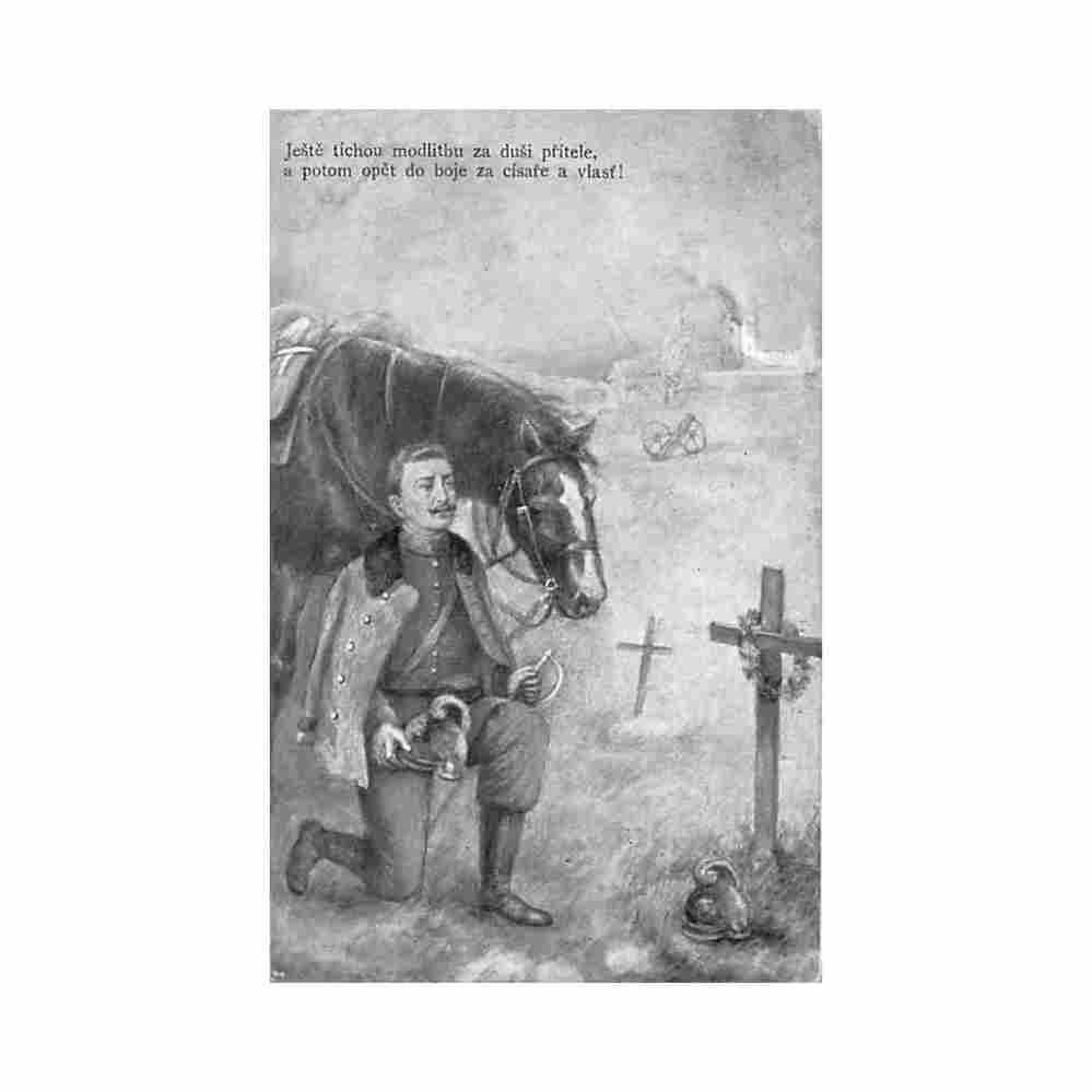 czech rep silent prayer for the emperor and the fatherland Vintage A4 Photo Print
