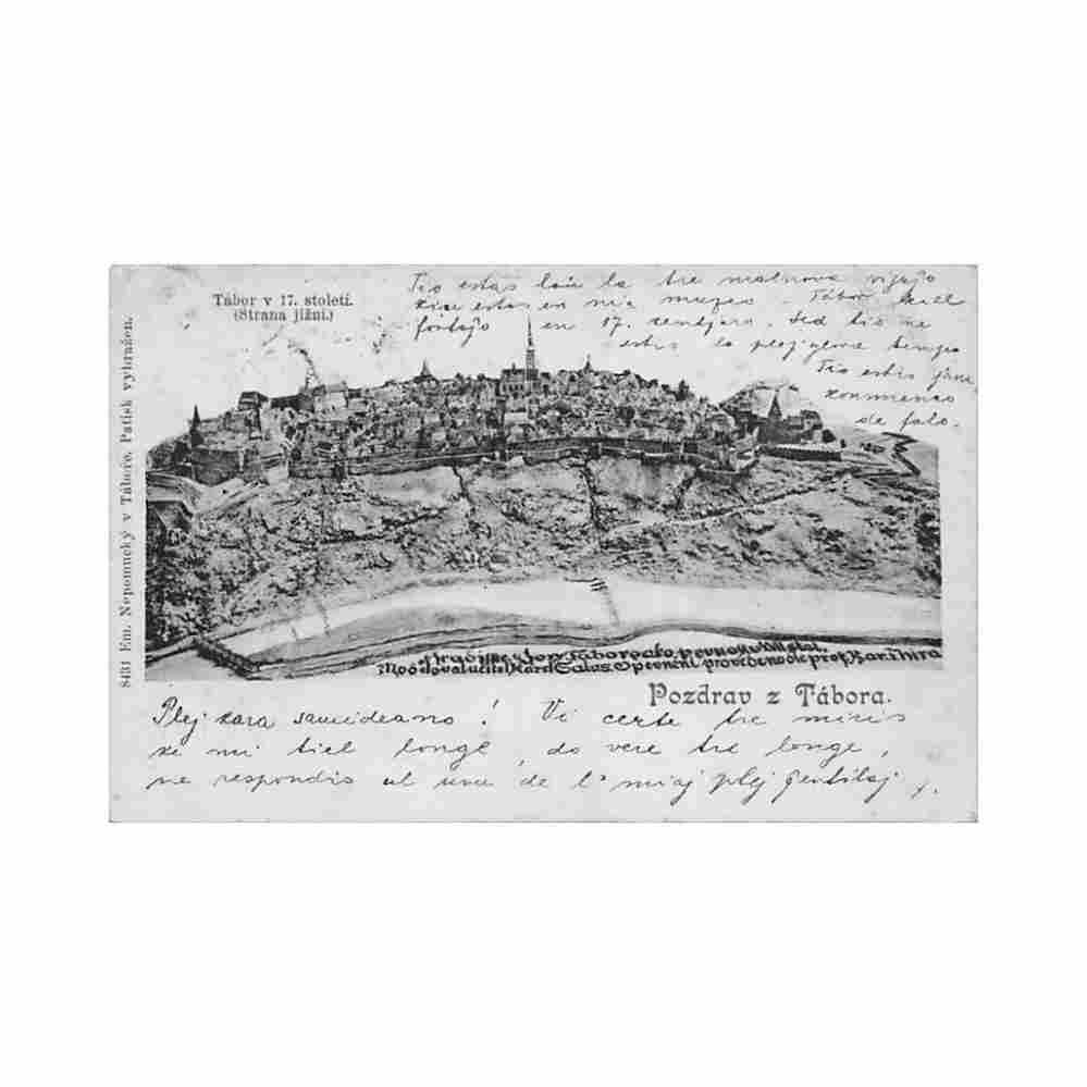 czech rep tabor tabor v 17 stoleti Vintage A4 Photo Print