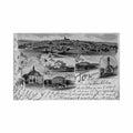 czech rep tepla tepl i bohmen litho Vintage A4 Photo Print