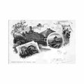 czech rep tocnik the castle Vintage A4 Photo Print