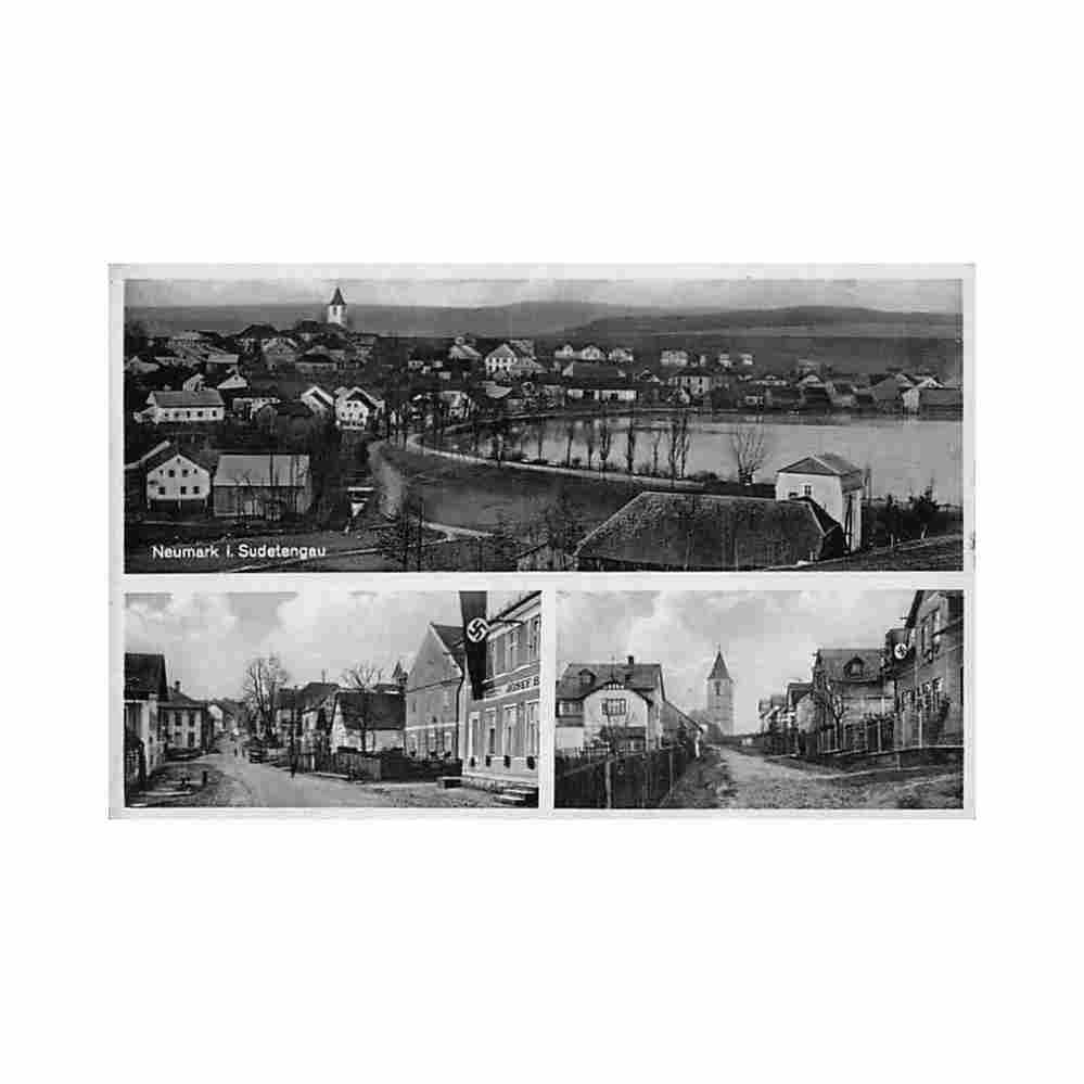 czech rep vseruby okres domazliceneumark i sudetengau Vintage A4 Photo Print