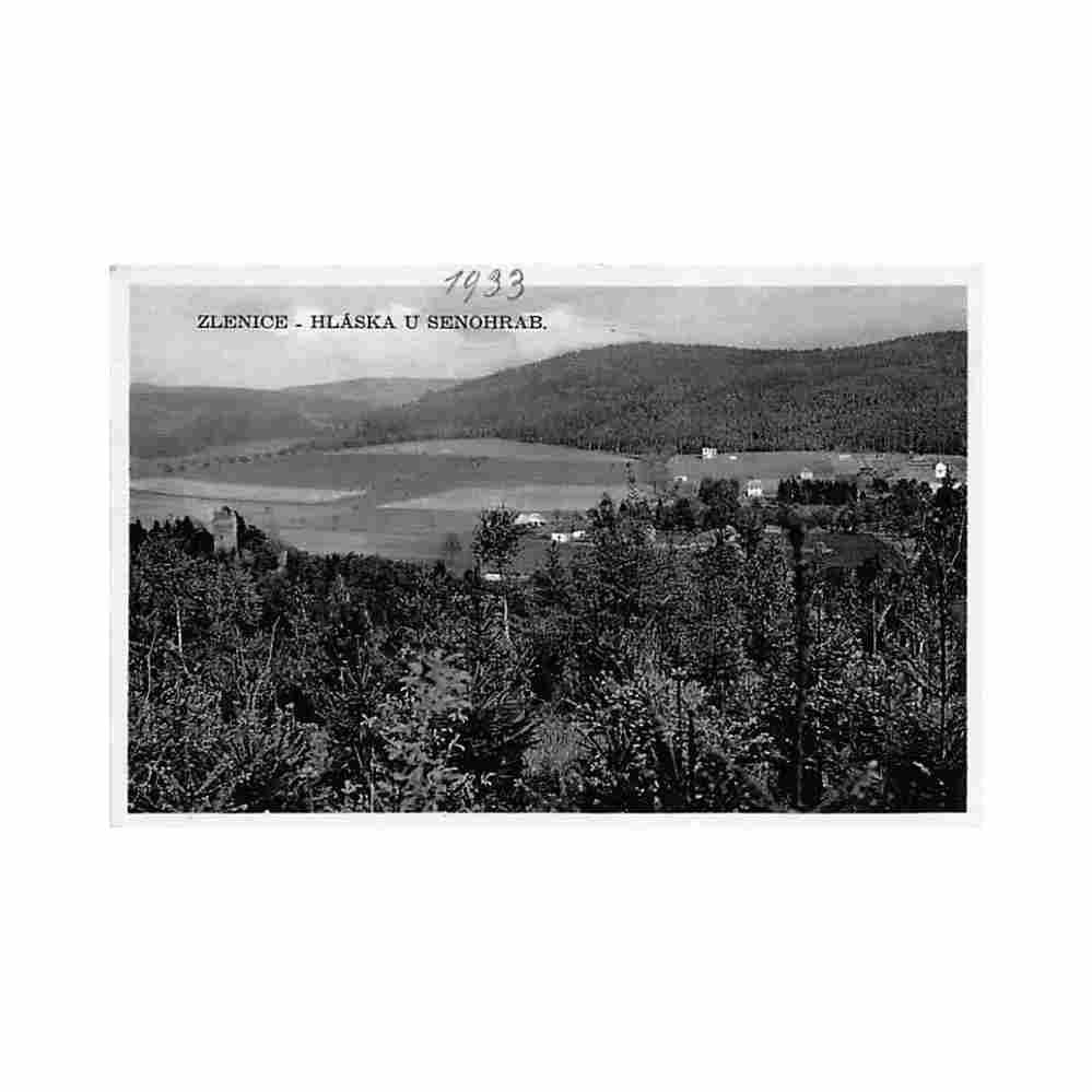 czech rep zlenice hlaska u senohrab Vintage A4 Photo Print