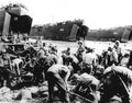 d day beach 10 Vintage world war A4 Photo Print