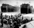 d day beach 3 Vintage world war A4 Photo Print