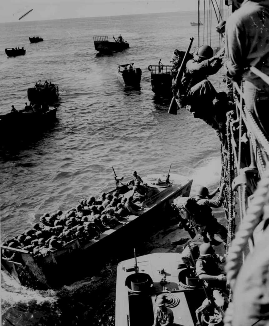 d day normandy 4 Vintage world war A4 Photo Print