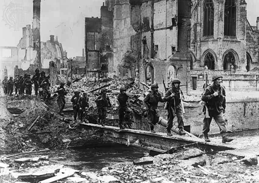 d day normandy 5 Vintage world war A4 Photo Print