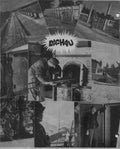 dachau camp prisoners Vintage world war A4 Photo Print