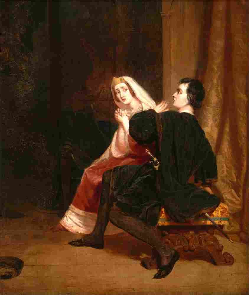 dadd hamlet and his mother the closet scene Art A4 Photo Print