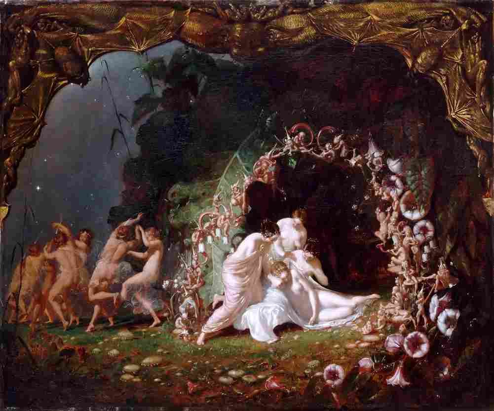 dadd titania sleeping Art A4 Photo Print