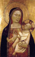 daddi virgin and child Art A4 Photo Print
