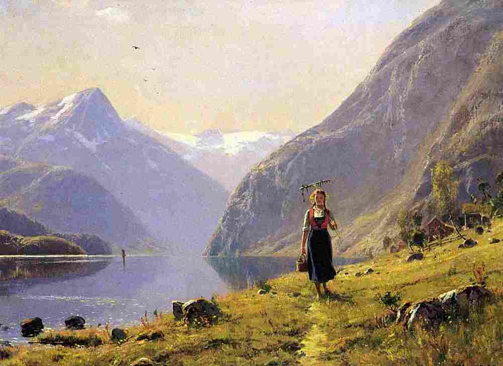 dahl By The FJord Art A4 Photo Print