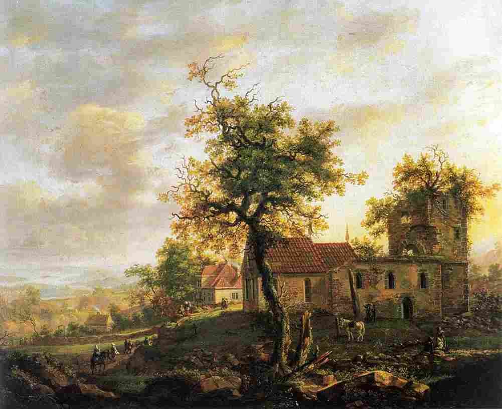 dahl jo Avaldsnes Church Ruins Art A4 Photo Print
