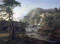 dahl jo Mountain Landscape with a Castle Art A4 Photo Print