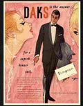 daks menswear 1960 Advert A4 Photo Print