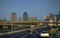 dallas skyline i35 Vintage A4 Photo Print