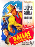 dallas ville frontiere Advert A4 Photo Print