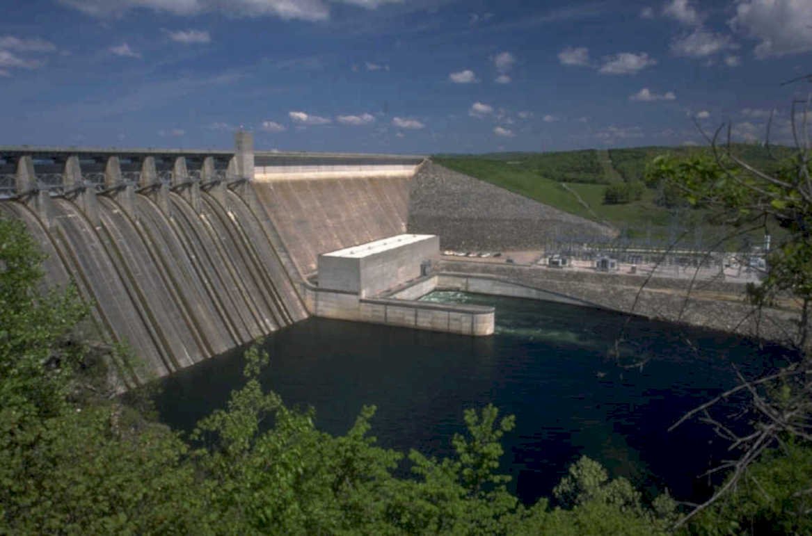 dam concrete reservoir 1980s 1990s A4 Photo Print