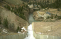 dam river canyon Vintage A4 Photo Print