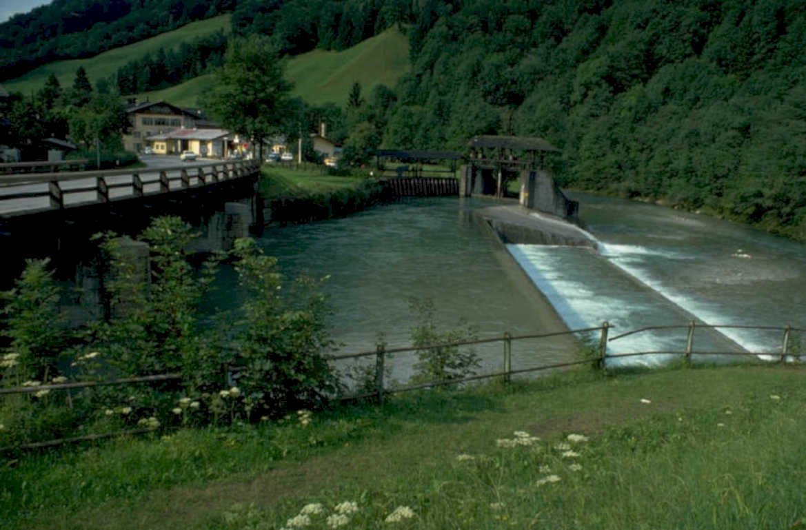 dam river landscape 1980s 1990s A4 Photo Print
