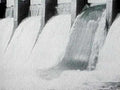 dam spillways water1980s 1990s A4 Photo Print