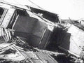 damaged house collapse1980s 1990s A4 Photo Print