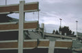 damaged parking garage 1 Vintage A4 Photo Print